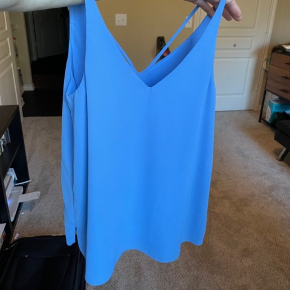 Top Shop Spaghetti strap top, light purple/blue, petite 2